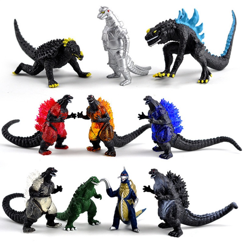 Model Kit Bandai - 10pcs/set Godzilla Movie Peripheral Mothra King