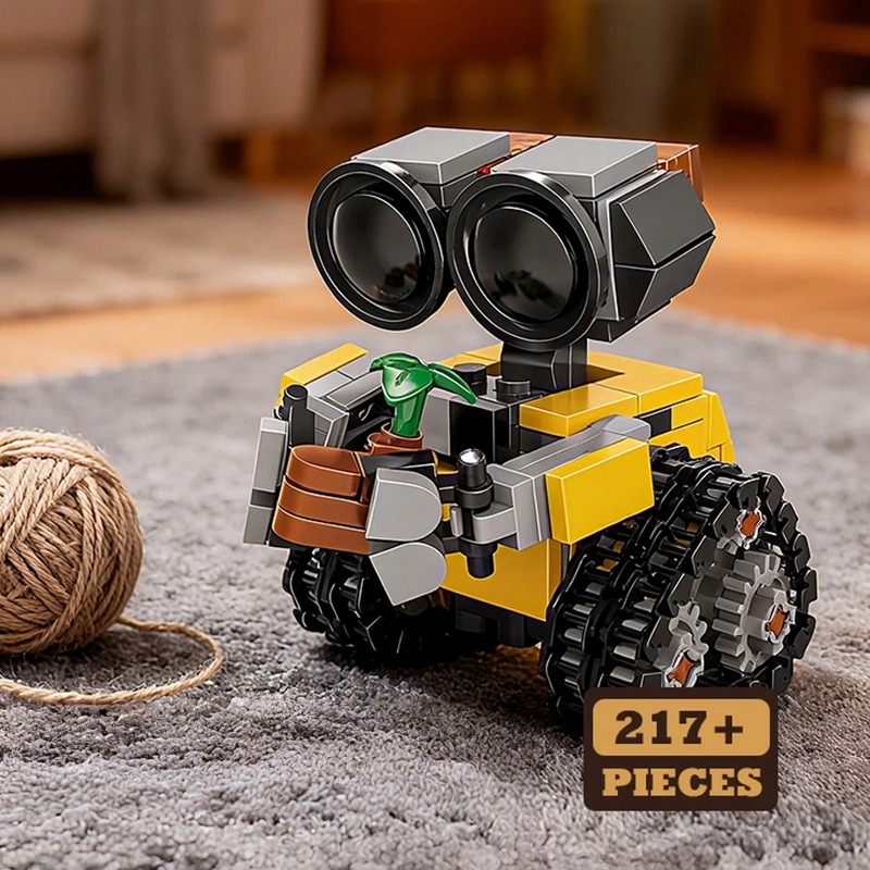 Model Kit Wall E - Classic Movie 200+pcs Mini Robot Wall-e