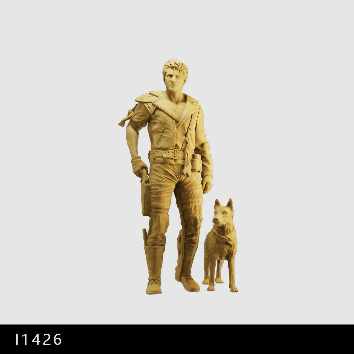 Model Kit Zombie - 1/64 Miniature Figure Science Fiction Film