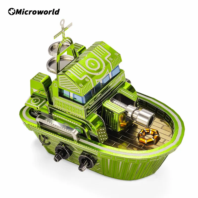 Model Kit Battleship - Microworld 3D Metal Puzzle Games Military