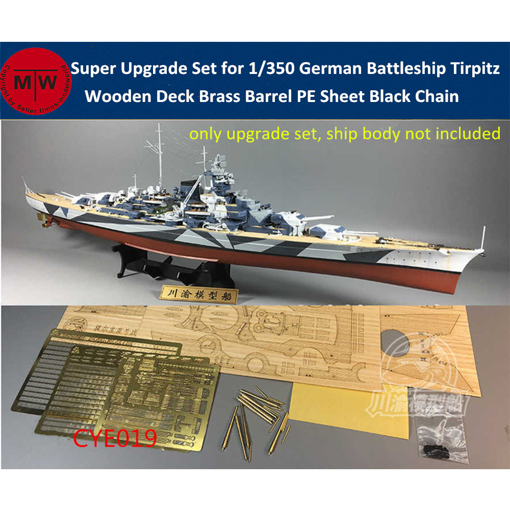 Model Kit Battleship - Super Upgrade Set for 1/350 Scale