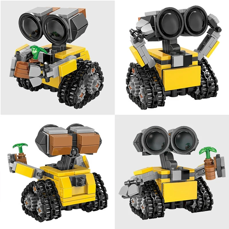 Model Kit Wall E - ..Classic Movie Mini Robot Wall-e MOC