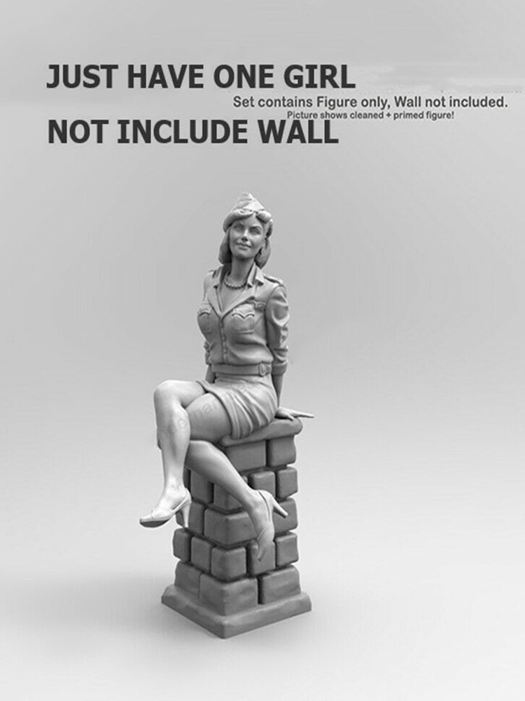 Model Kit Wall E - Unassambled 1/35 French Lady - Sitting