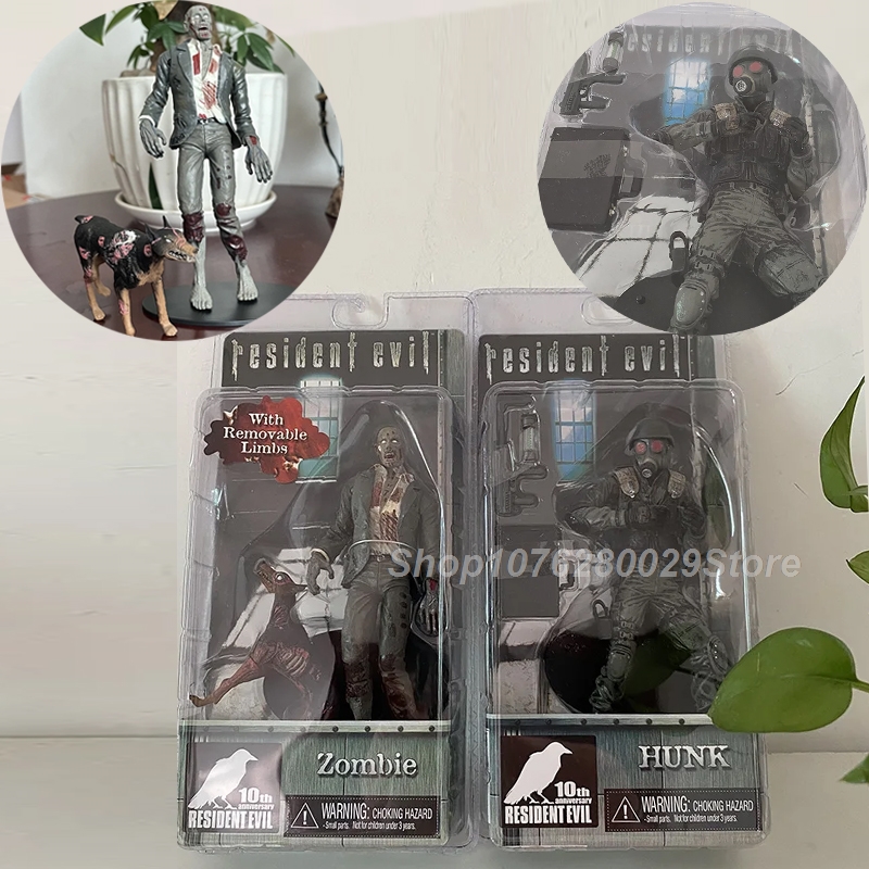 Model Kit Zombie - Redfield Hunk Zombie With Dog Licker