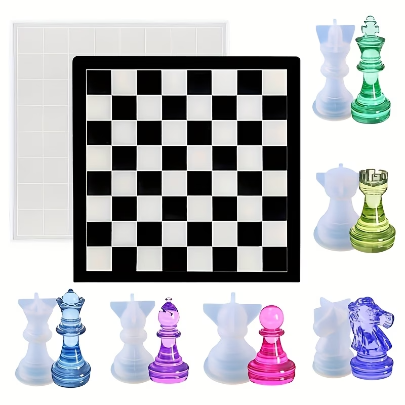 Resin Kit Cast - Top Quality 2026New Chess Silicone Molds