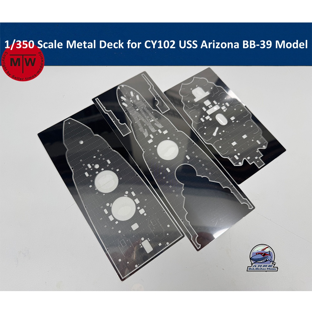 Model Kit Uss Arizona - 1/350 Scale Metal Deck for CY102