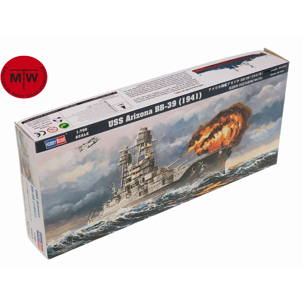 Model Kit Uss Arizona - HobbyBoss 83401 1/700 Scale USS Arizona
