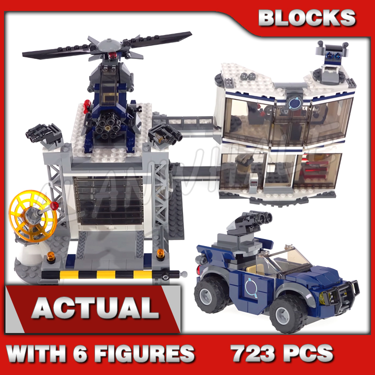 Model Kit Levels - 723pcs Super Fighters Revengers 2-level Headquarters