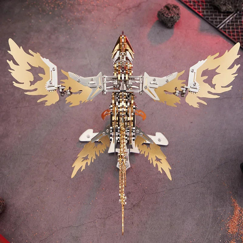 DIY Mechanical Phoenix Metal M - Model Kit Unicorn recension och pris