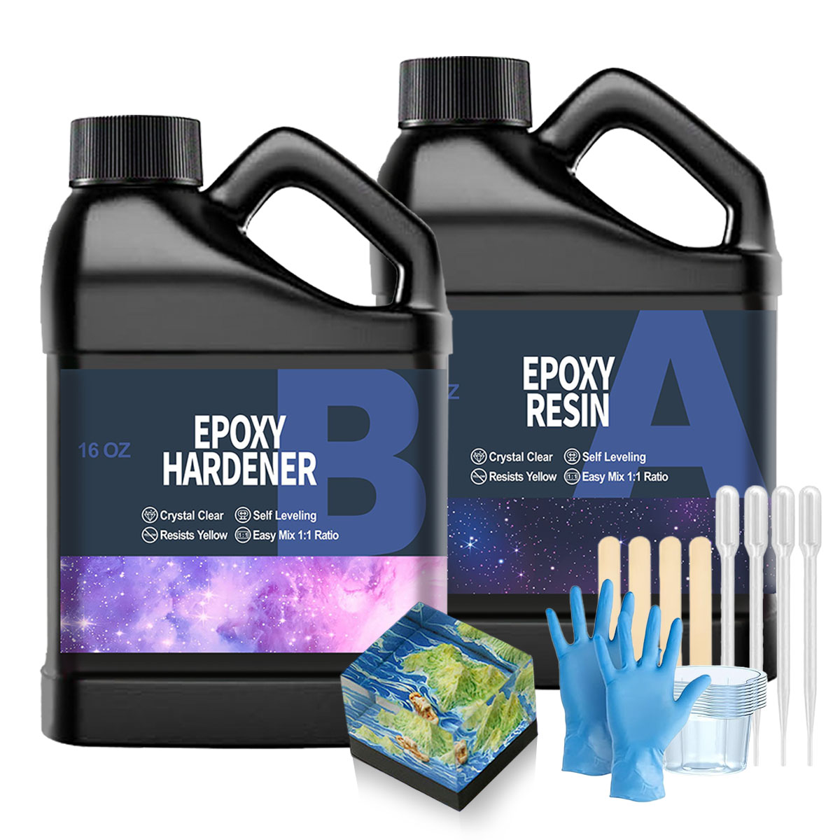 32OZ Clear Epoxy Resin Kit, No - Resin Kit Cast recension och pris