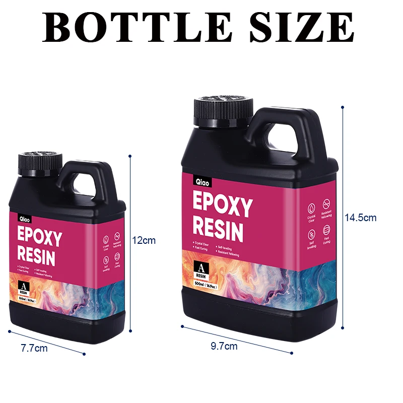 500ml 1000ml Easy Mixing Epoxy - Resin Kit Cast recension och pris