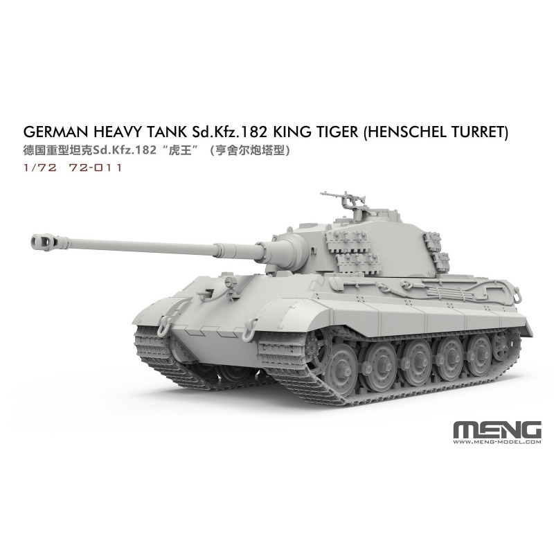 MENG 72-011 1/72 German Heavy  - Model Kit Tank recension och pris