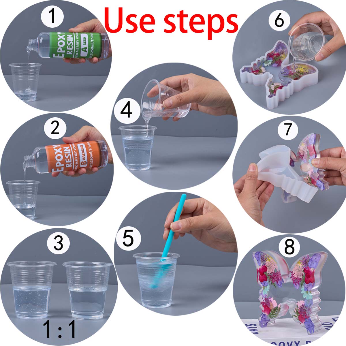 1:1 Ratio Epoxy Resin Kit Anti - Resin Kit Cast recension och pris