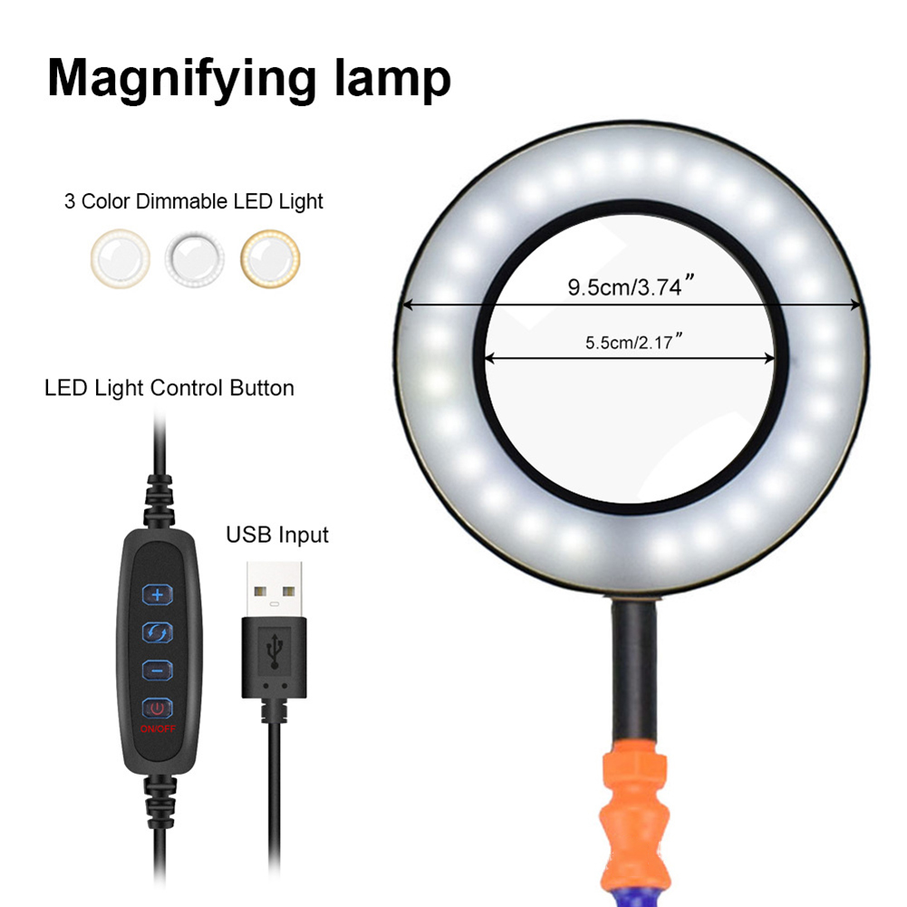 Welding Repair Workbench 3X Ma - Magnifier With Light recension och pris