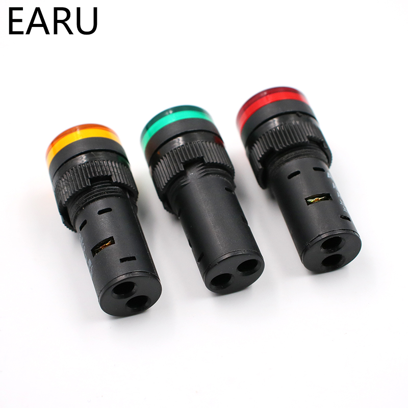 1pcs 16mm Panel Mount Signal P - Panel Line Marker recension och pris