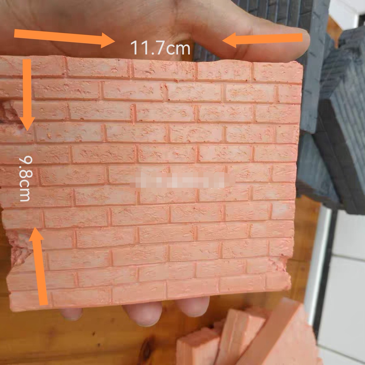 Miniature Brick Wall Plaster D - Model Kit Wall E recension och pris