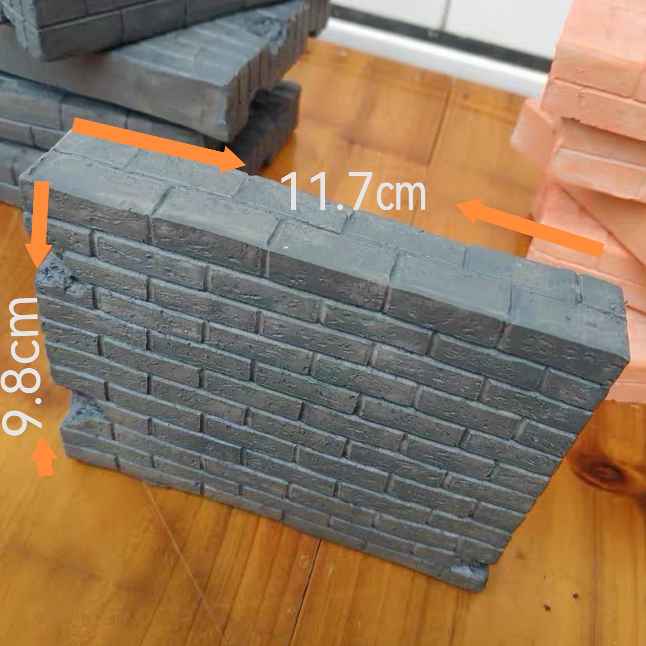 Miniature Brick Wall Plaster D - Model Kit Wall E recension och pris