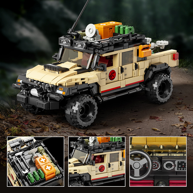1632pcs Jurassic Dinosaur Off- - Model Kit Dinosaur recension och pris