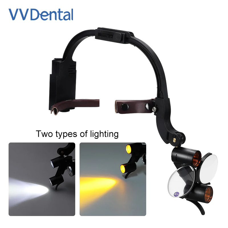 Dental LED Head Light Lamp 2.5 - Magnifier With Light recension och pris