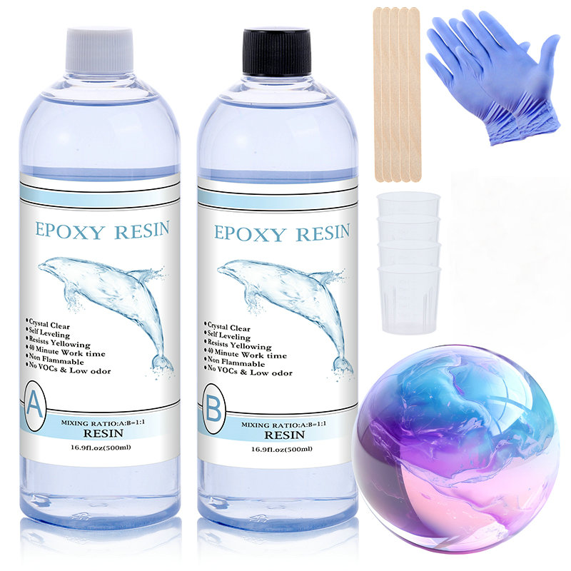 1:1 Clear Epoxy Resin Crystal  - Resin Kit Cast recension och pris