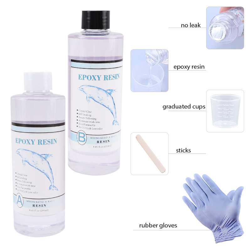 1:1 Clear Epoxy Resin Crystal  - Resin Kit Cast recension och pris
