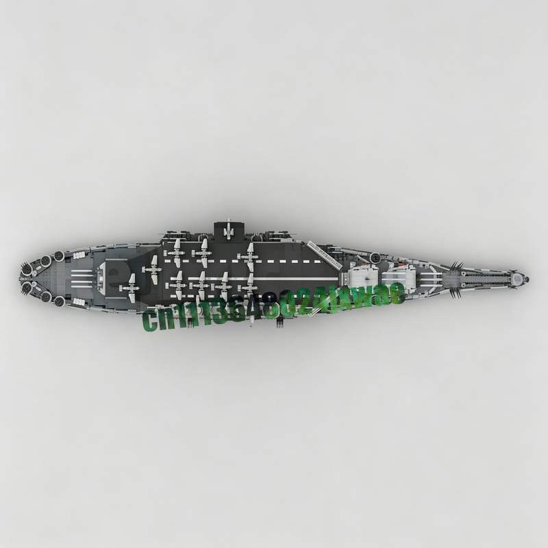 6494 PCS Navy Aircraft Carrier - Model Kit Battleship recension och pris