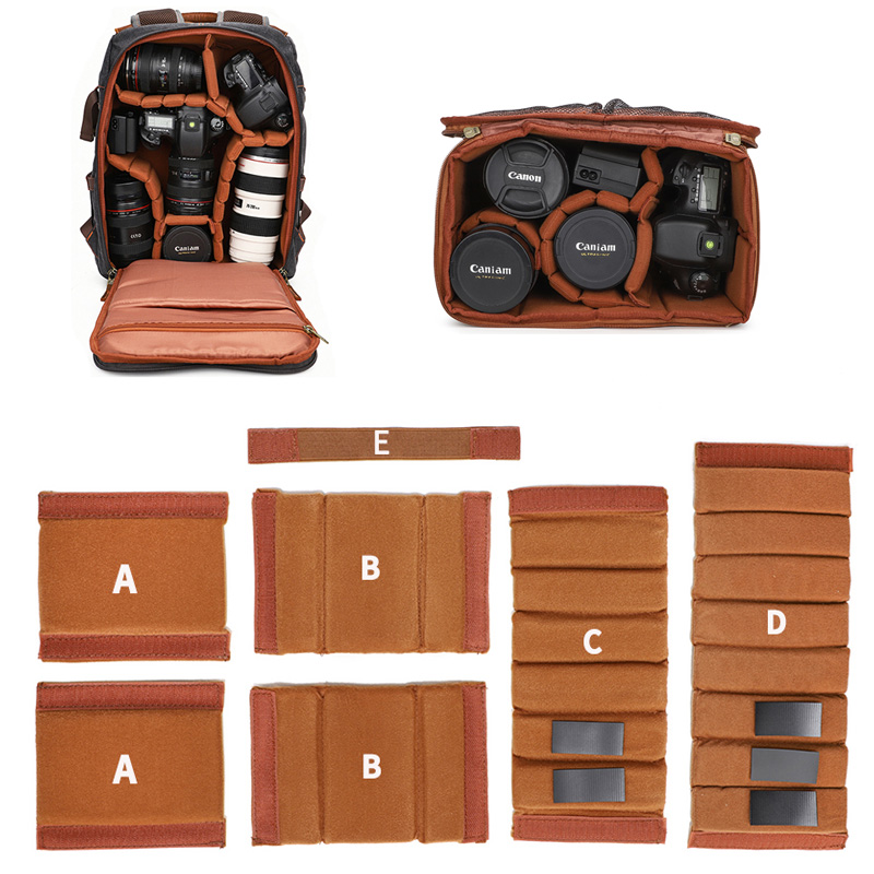 DSLR Camera Bag Organizer Divi - Panel Line Marker recension och pris