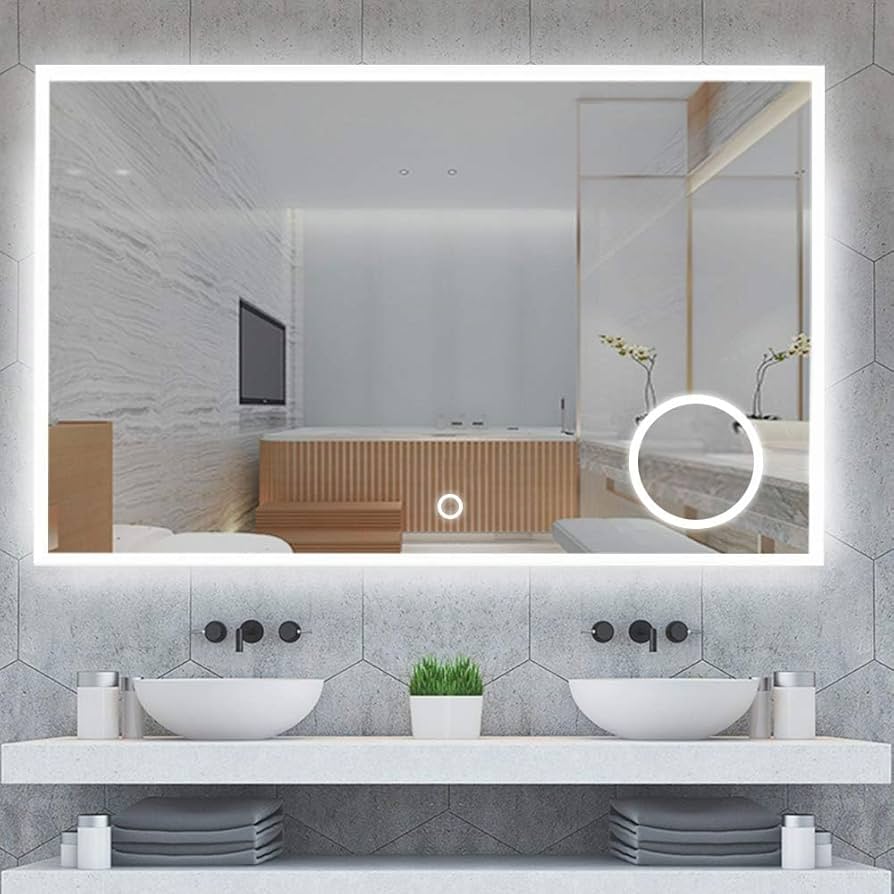 Custom Size Wall Mounted Vanit - Magnifier With Light recension och pris