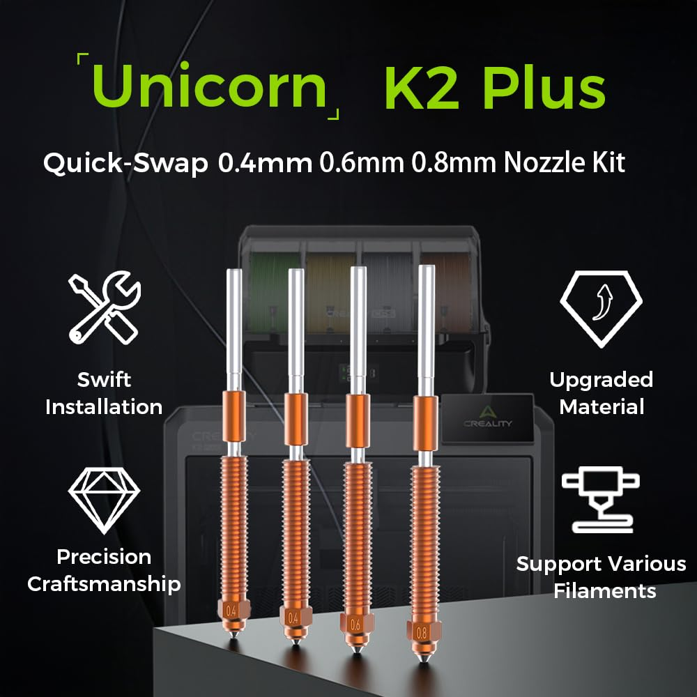 1/2/3PCS Creality K2 Plus Unic - Model Kit Unicorn recension och pris