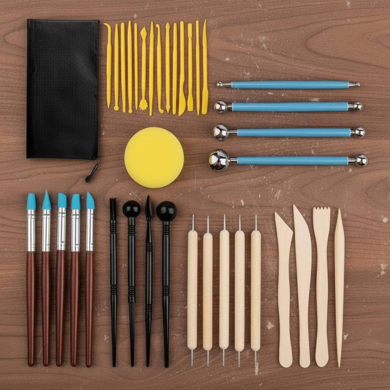 38 Pieces 38 Piece Clay Modeli - Model Kit Tools recension och pris