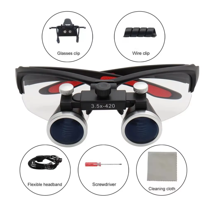 Ultra-lightweight 3.5X Dentist - Magnifier With Light recension och pris
