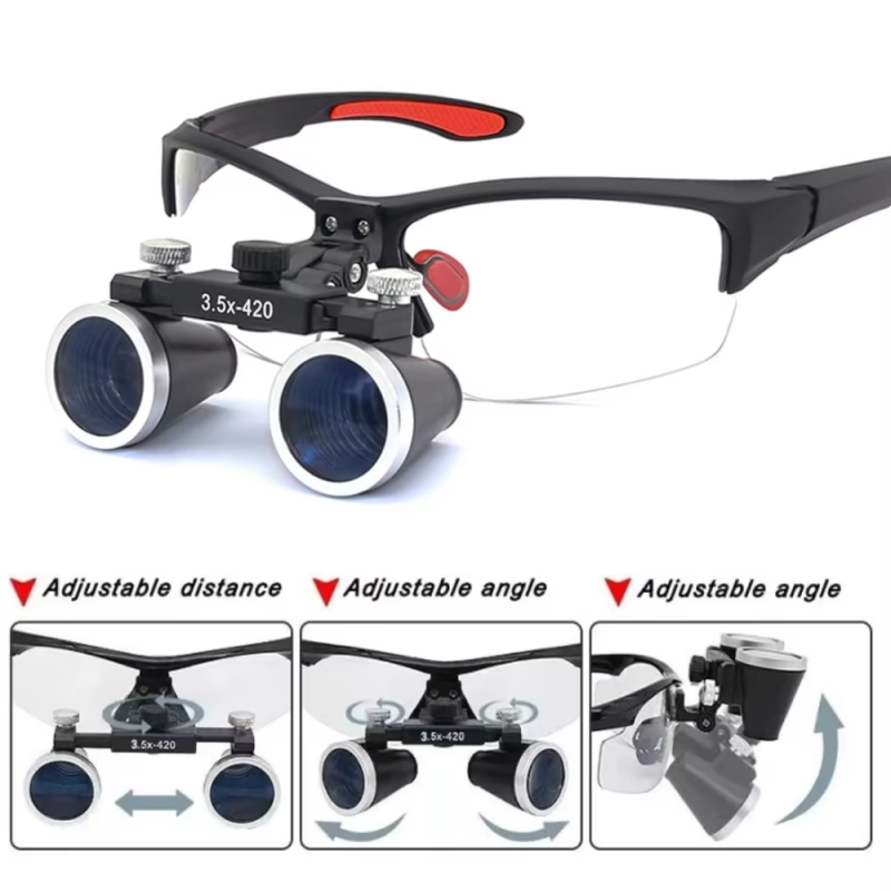 Ultra-lightweight 3.5X Dentist - Magnifier With Light recension och pris