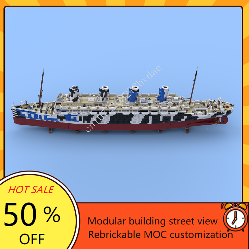 10615PCS MOC HMT Olympus Titan - Model Kit Battleship recension och pris