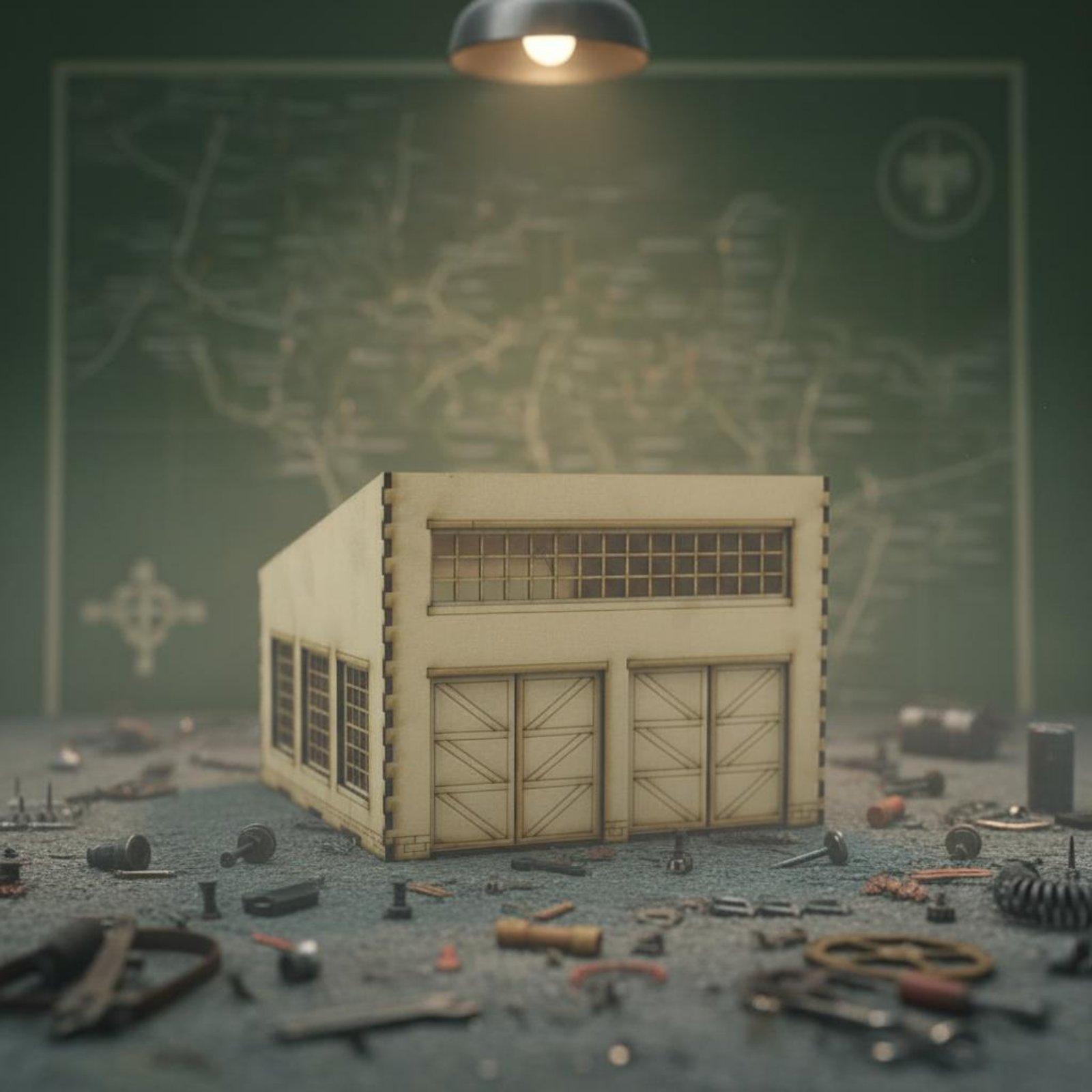 Wartime Vehicle Repair Factory - Model Kit Tank recension och pris