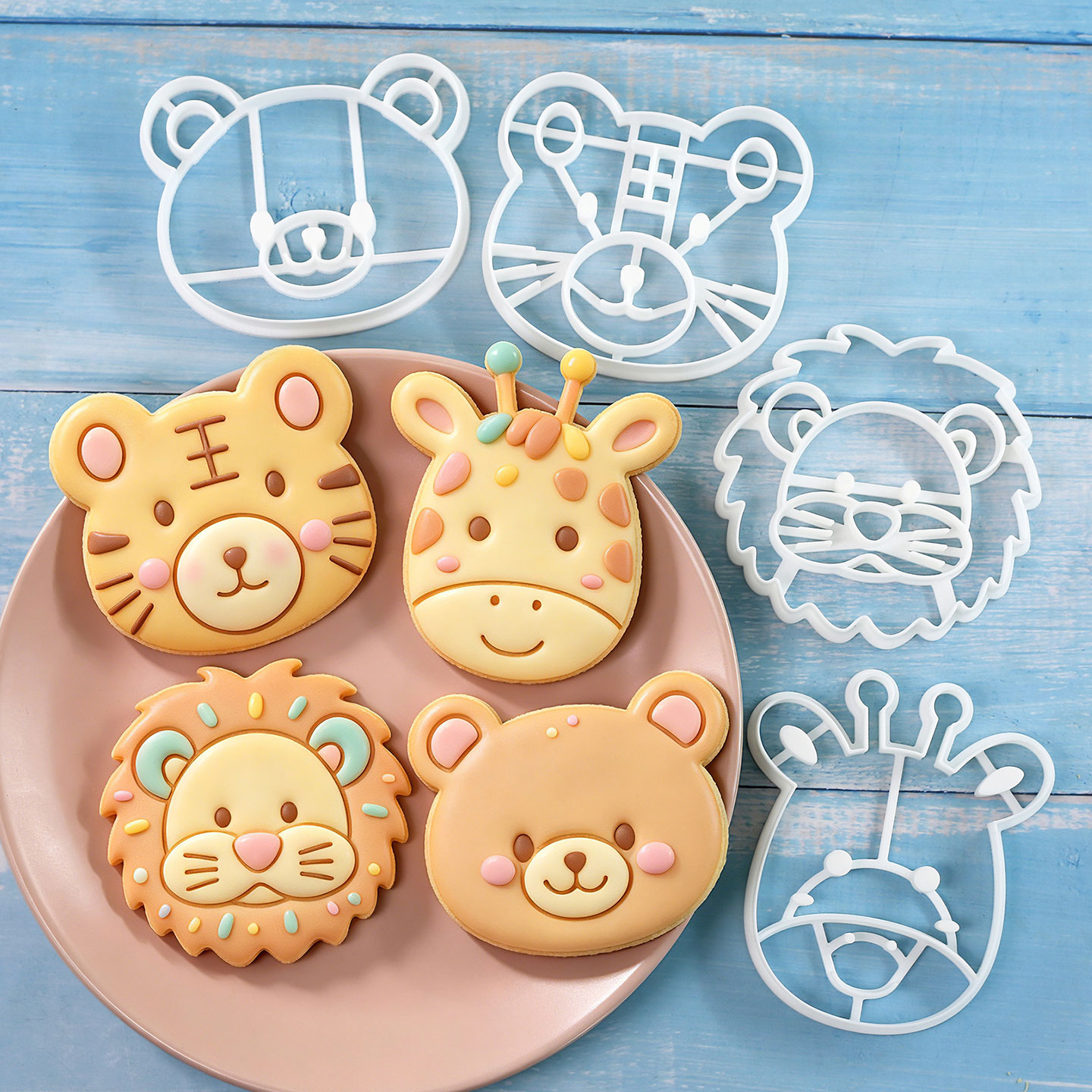 4 Pcs Animal Cookie Cutters Se - Model Kit Tank recension och pris