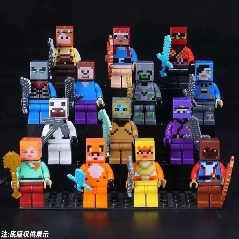 30/60pcs Cartoon Minecraft Bui - Model Kit Bandai recension och pris
