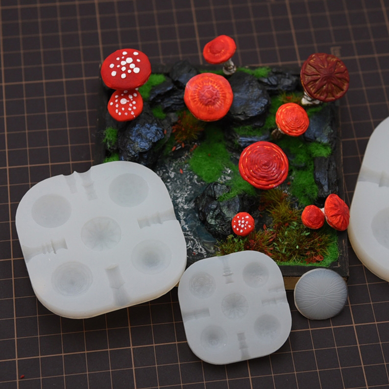 2pcs/set Mini Mushroom Silicon - Model Kit Tools recension och pris
