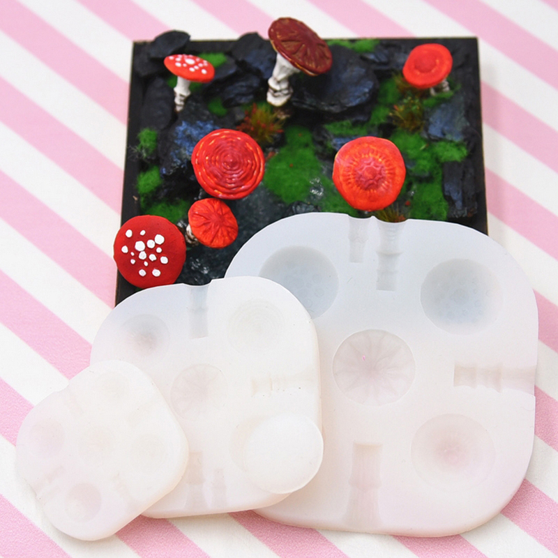 2pcs/set Mini Mushroom Silicon - Model Kit Tools recension och pris