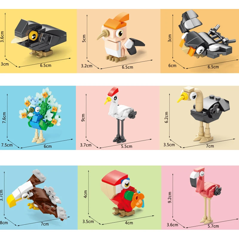 Bricks Animal Bird Paradise Cr - Model Kit Bandai recension och pris