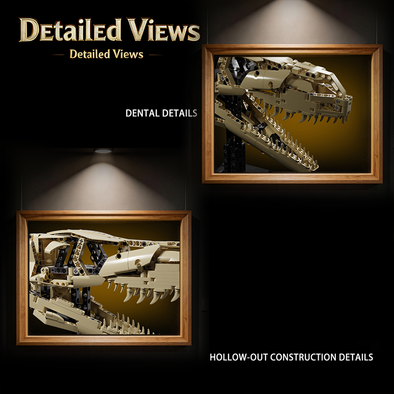716PCS Raptor Building Blocks  - Model Kit Dinosaur recension och pris