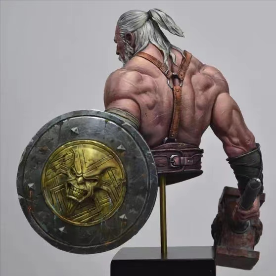 1/12  Resin Model Bust GK， Una - Model Kit Zombie recension och pris