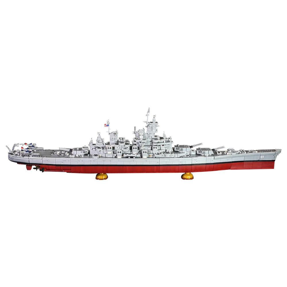 Gobricks MOC USS Iowa BB-61 Ba - Model Kit Battleship recension och pris