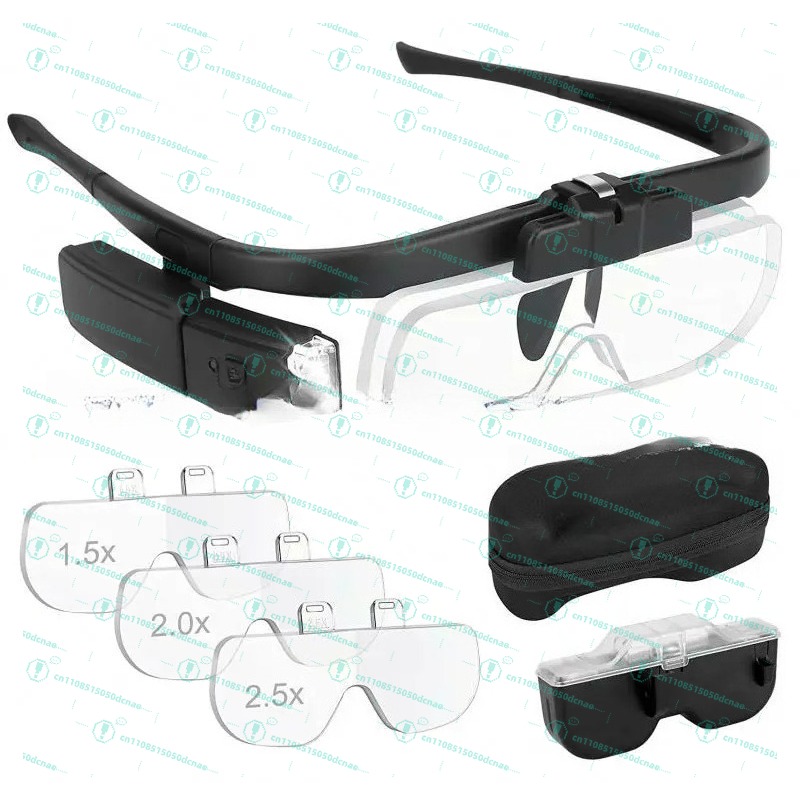 Headband magnifying glass with - Magnifier With Light recension och pris