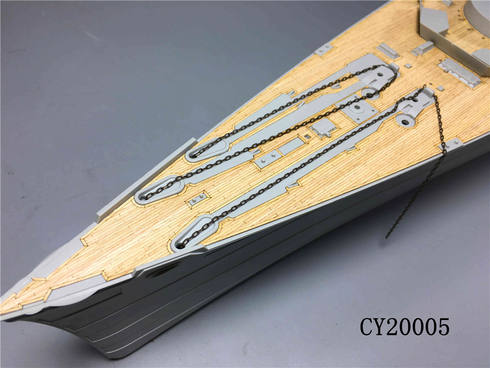 1/200 Scale Wooden Deck for Tr - Model Kit Battleship recension och pris