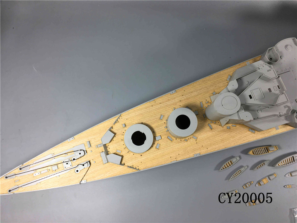 1/200 Scale Wooden Deck for Tr - Model Kit Battleship recension och pris