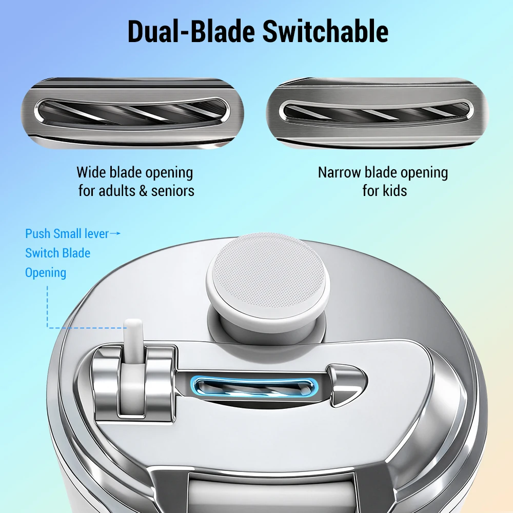 Electric Nail Clipper Automati - Magnifier With Light recension och pris